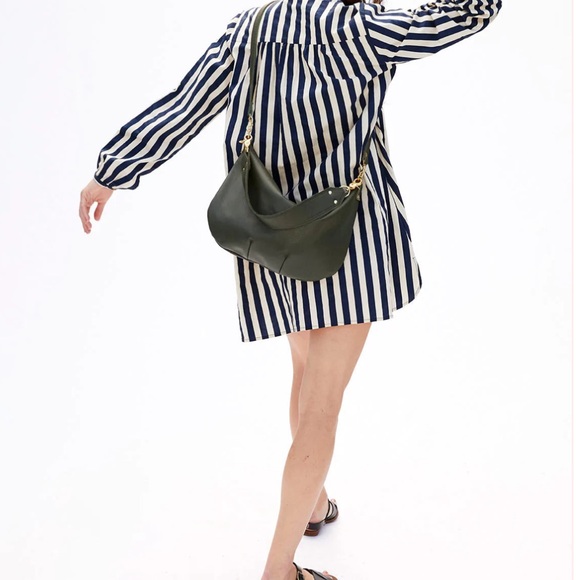 NWT Clare V Moyen Messenger Green - Picture 15 of 16